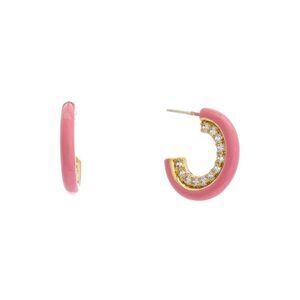 Cloverpost Decade 14K Plated Cz Hoops